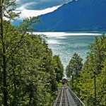 Montée en funiculaire à Giessbach